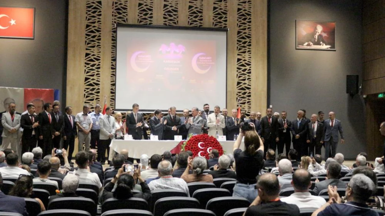 Bursa'da MHP Karacabey Kongresi tamamlandı! Mahken g&uuml;ven tazeledi