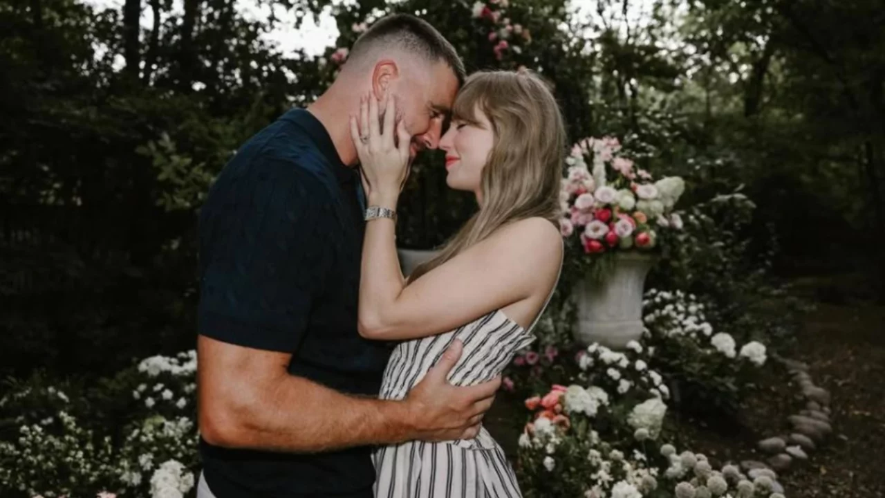 Taylor Swift ve Travis Kelce d&uuml;ğ&uuml;n&uuml; sonrası ilk yorum! Kayınvalideden dikkat &ccedil;eken a&ccedil;ıklama