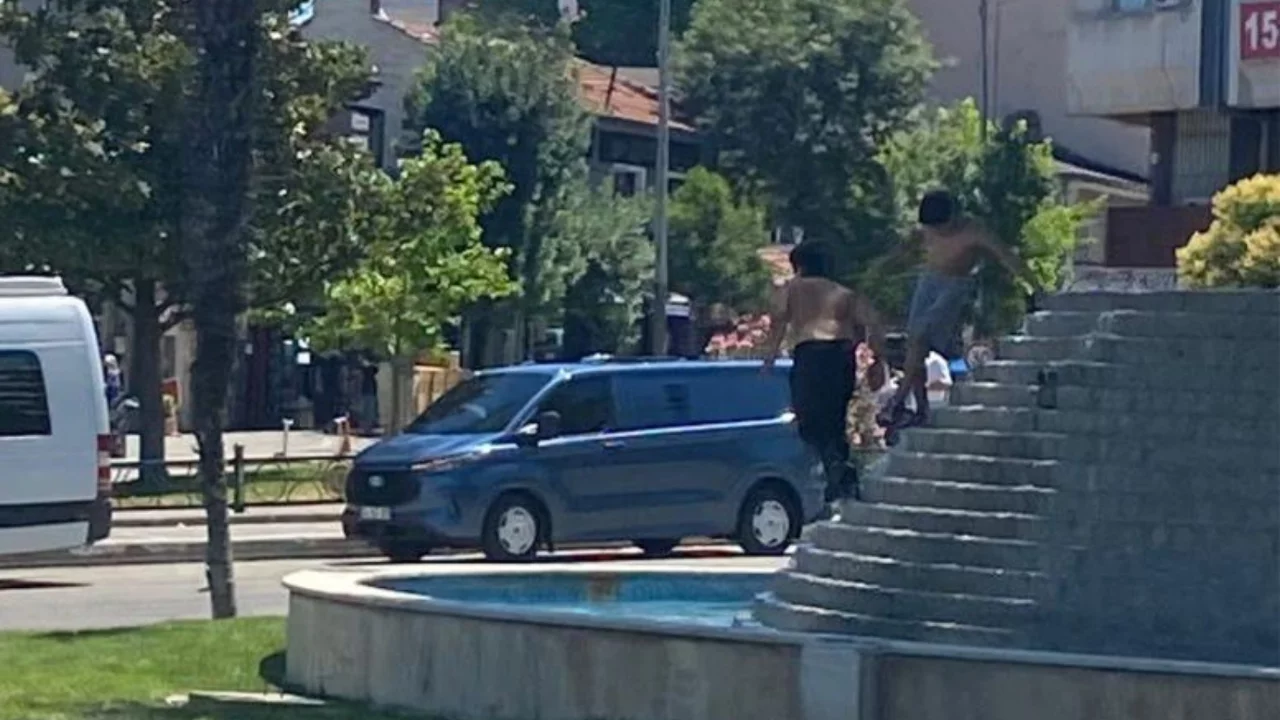 Bursa'nın g&ouml;beğinde y&uuml;rekleri ağza getiren anlar! Yasak dinlemediler...