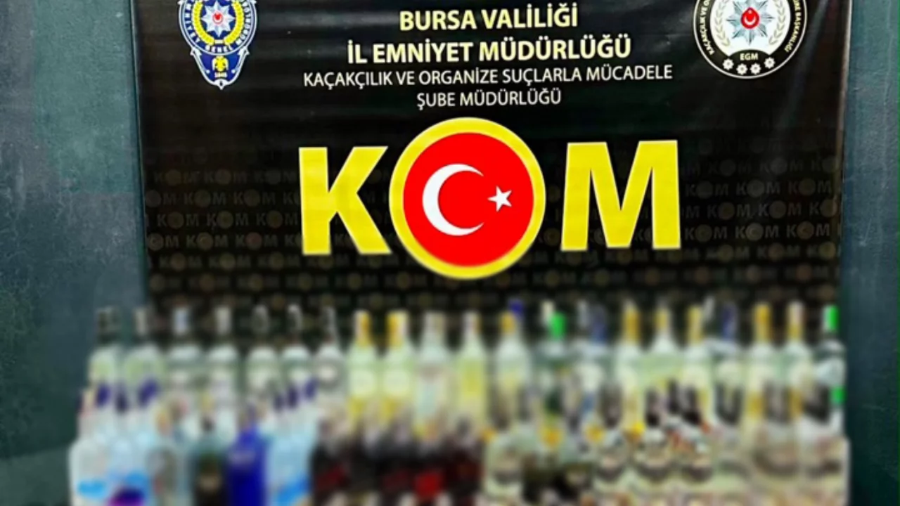 Halk sağlığını hiçe saydılar! Bursa'da sahte alkol baskını...