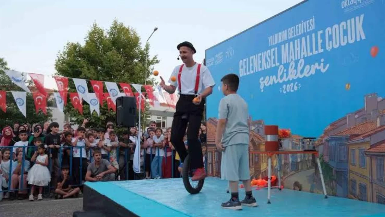 Yıldırım'da mahalle çocuk şenlikleri başlıyor!