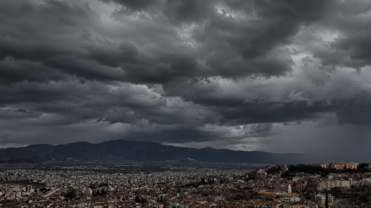 Bursa'da hava bir anda değişecek! 'Squall Line' geliyor...