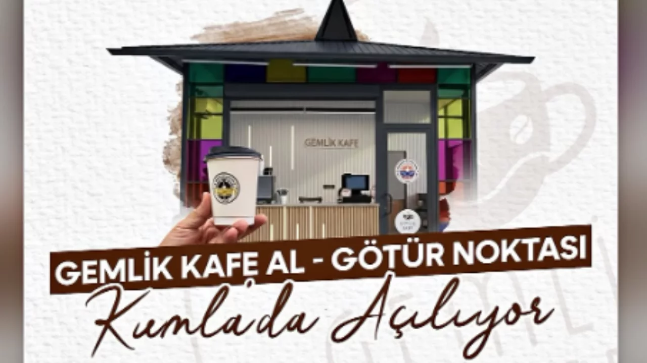 Gemlik'te Kumla sahiline yeni sosyal alan! "Gemlik Kafe al-götür" hizmete açılıyor