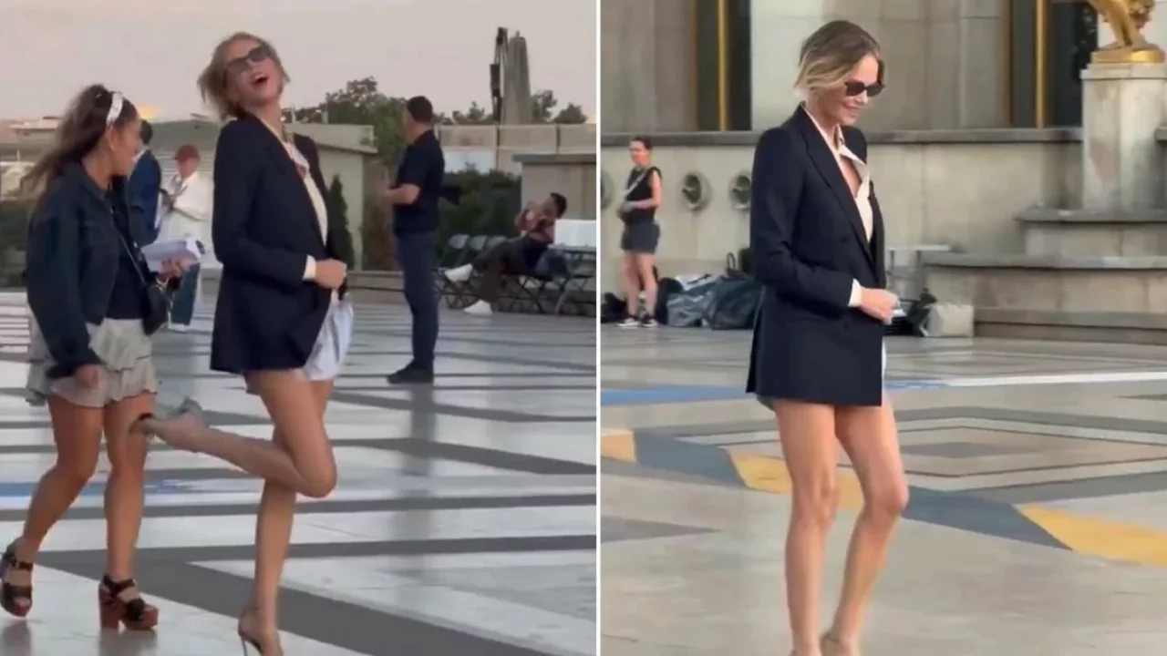 Charlize Theron'un Paris tarzı g&uuml;ndem oldu: Cesur kombiniyle moda d&uuml;nyasının dikkatini &ccedil;ekti
