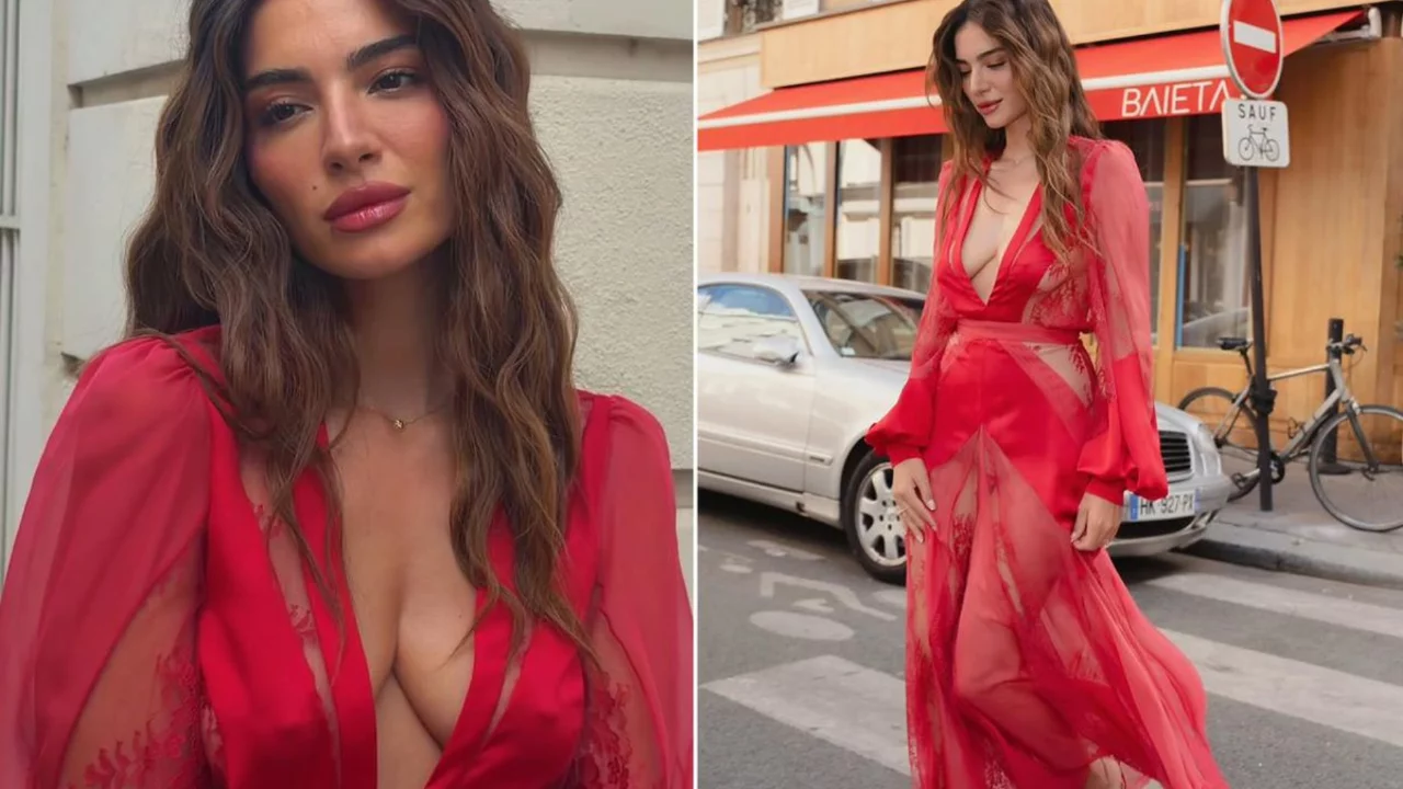 Melisa Aslı Pamuk Paris Moda Haftası'nda göz kamaştırdı: Cesur tarzı büyük ilgi gördü