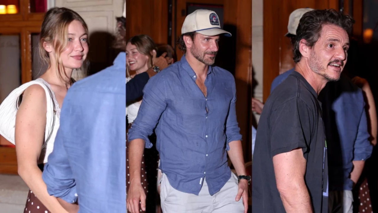 Gigi Hadid ve Bradley Cooper'dan Paris'te s&uuml;rpriz buluşma! &Uuml;nl&uuml; isimler aynı masada