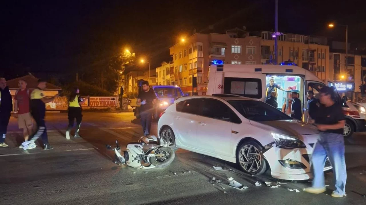 Bursa'da motosiklet s&uuml;r&uuml;c&uuml;s&uuml; &ouml;l&uuml;mden d&ouml;nd&uuml;!