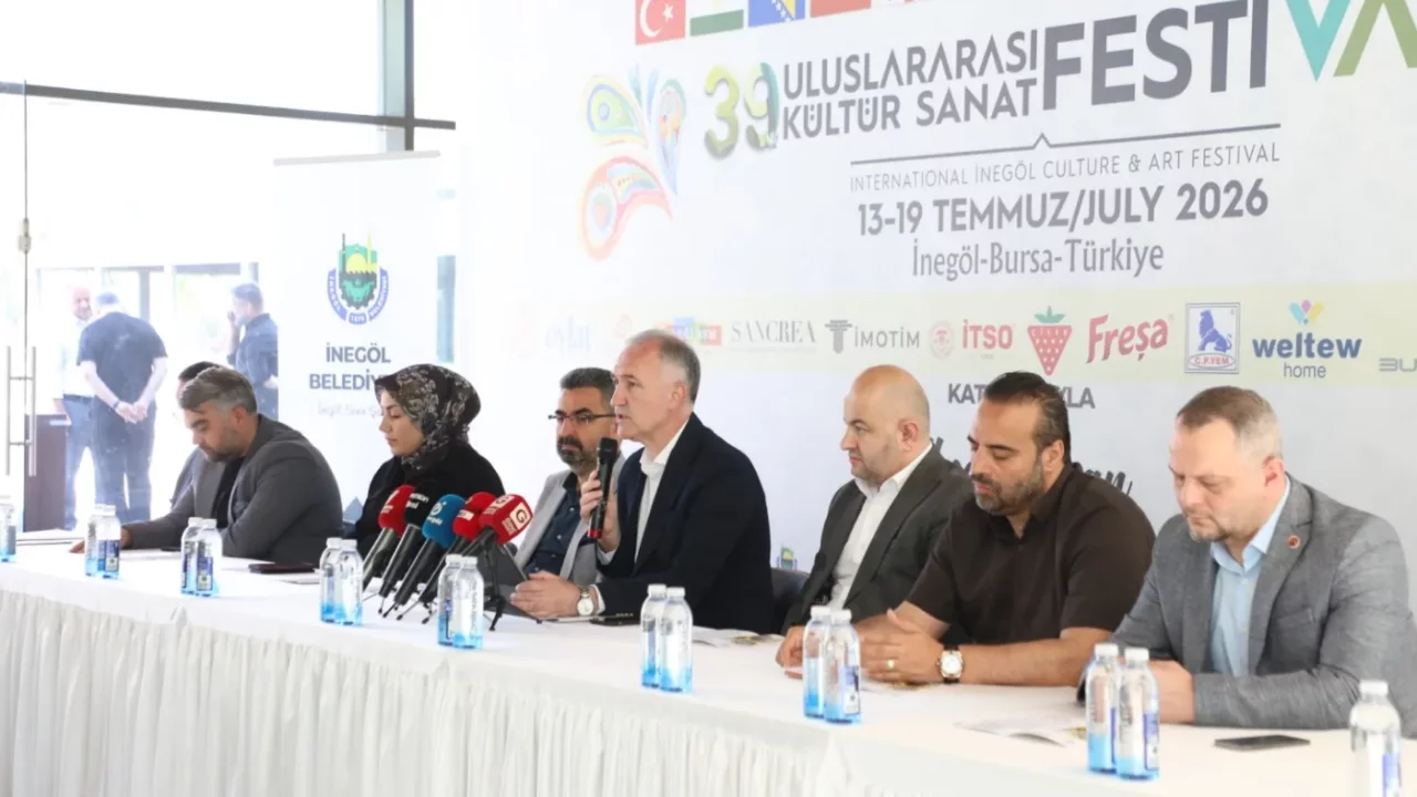 İnegöl'de festival heyecanı! 39. Uluslararası Kültür Sanat Festivali şehri bir hafta boyunca renklendirecek
