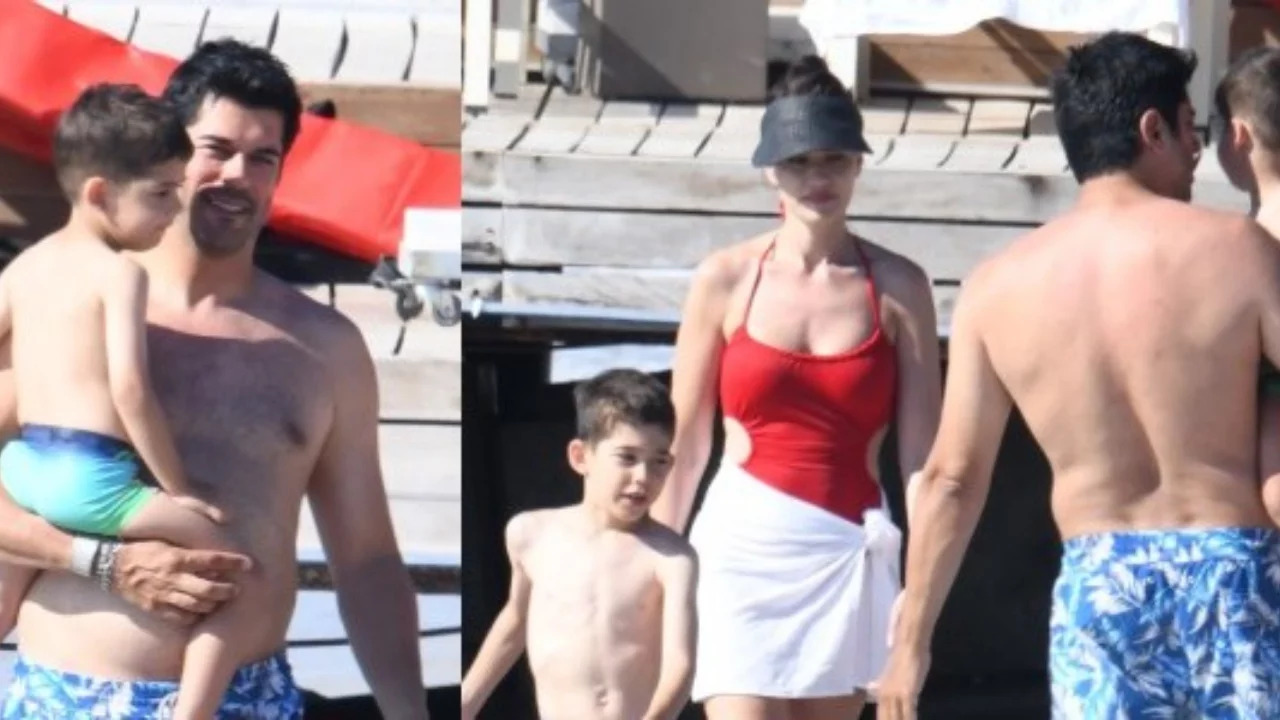 Burak &Ouml;z&ccedil;ivit ve Fahriye Evcen'den ailece Bodrum keyfi!