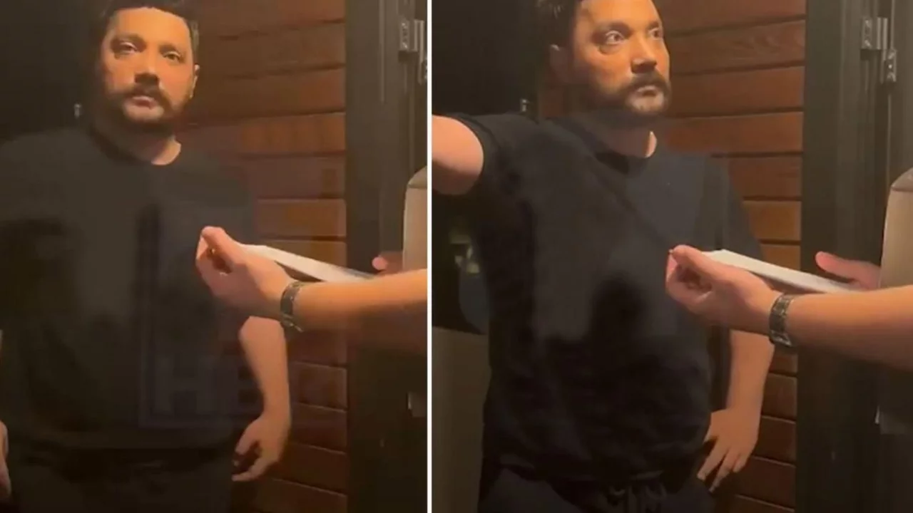 Oğuzhan Uğur'un polisleri karşısında g&ouml;rd&uuml;ğ&uuml; an!