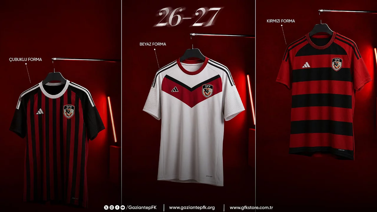 Gaziantep FK, yeni formalarını tanıttı