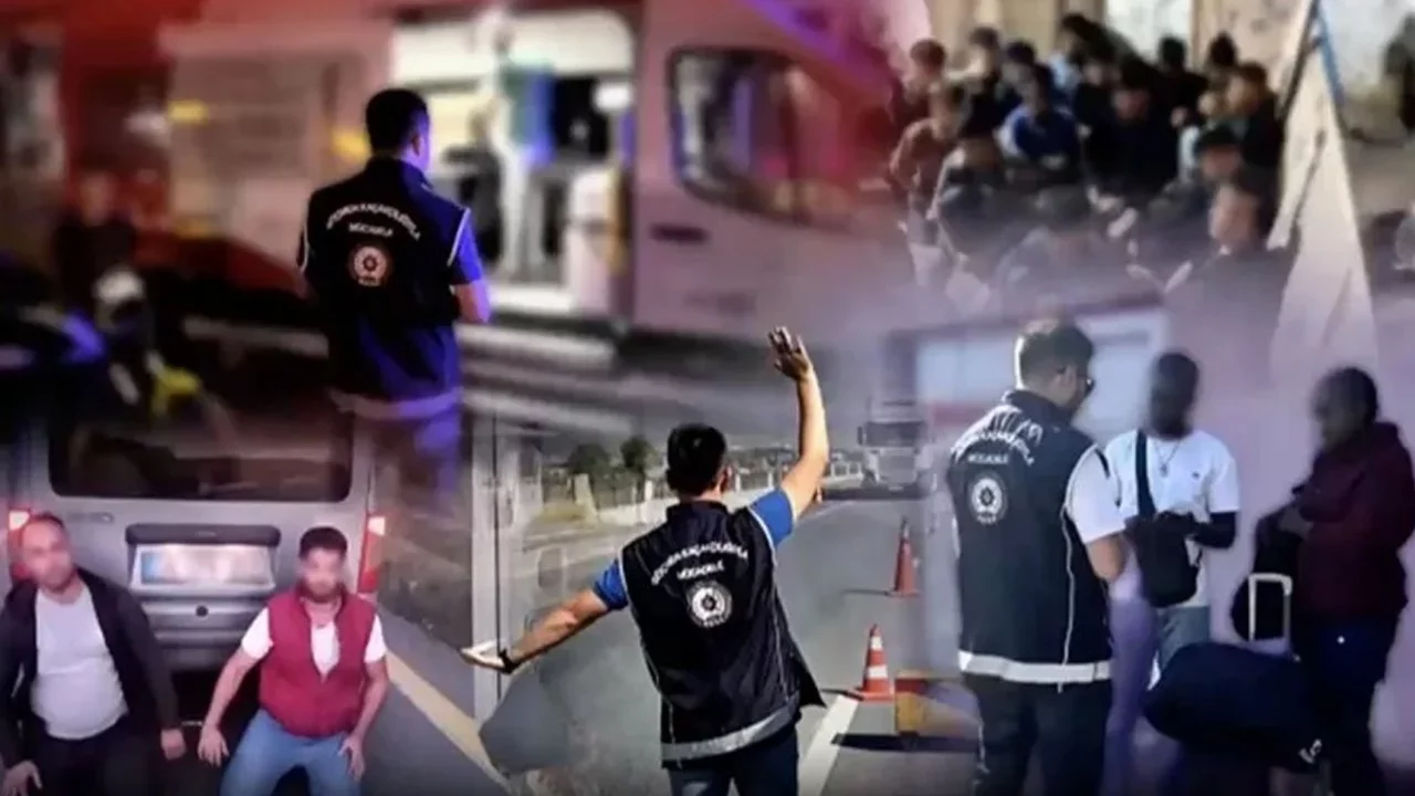 Ülke genelindeki büyük denetim: 355 düzensiz göçmen yakalandı 