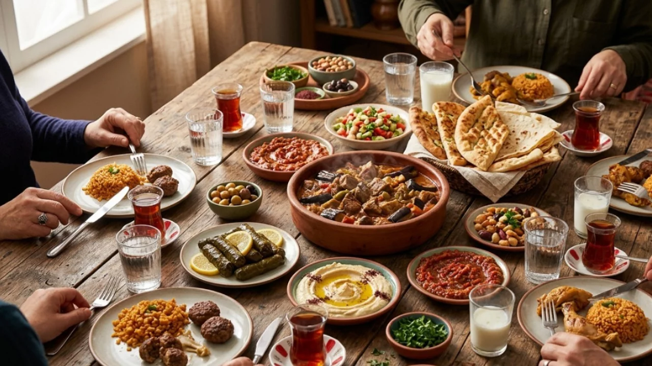 &Uuml;&ccedil; dinin yemek kuralları sosyal medyada ilgi g&ouml;rd&uuml;! İşte tablo...