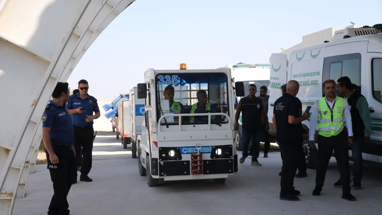 Suudi Arabistan'da yangında ölen 4 Türk'ün cenazesi Hatay'a getirildi