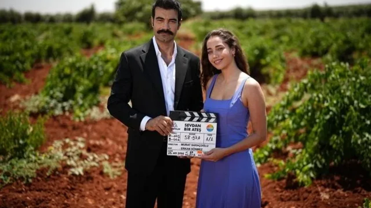 Murat &Uuml;nalmış ve &Ouml;zge &Ouml;zacar'lı Sevdan Bir Ateş sete &ccedil;ıktı: Yeni sezonun iddialı dizisi geliyor