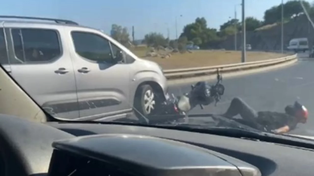 İzmir'de dehşet anları! Motosikletliyi ezip kaçan sürücüye ağır ceza