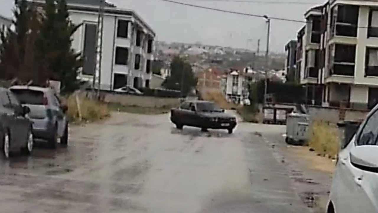 Bursa'da kameraya yakalandı! Driftin faturası çok ağır oldu