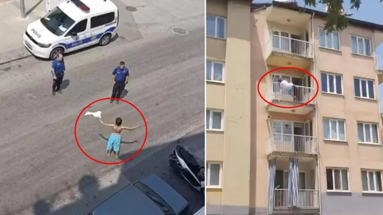 Kadın &ouml;nce yarı &ccedil;ıplak halde sokağa &ccedil;ıktı, daha sonra canına kıydı
