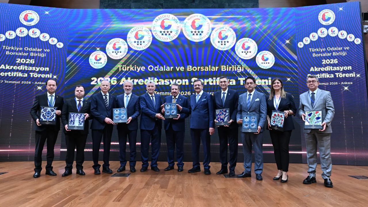 TOBB'da 73 oda ve borsaya sertifika verildi