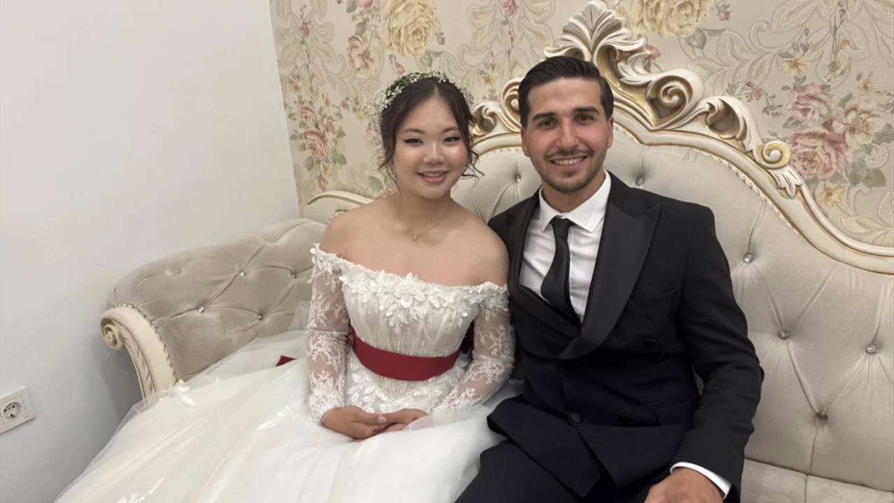 Japon gelin Bolu'da Türk düğünüyle dünyaevine girdi!
