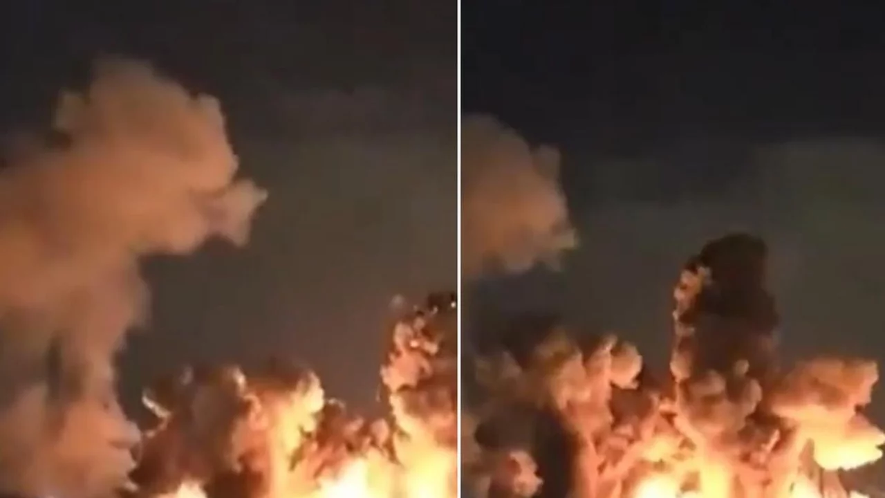 Gece yarısı art arda patlama sesleri! B&ouml;lgede tansiyon zirveye &ccedil;ıktı