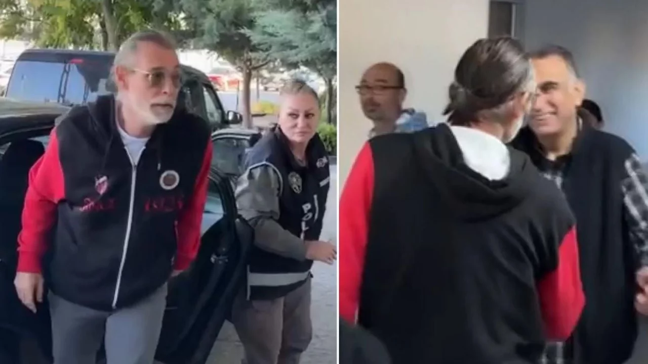 G&ouml;zaltına alınan Erdal Beşik&ccedil;ioğlu'ndan ilk g&ouml;r&uuml;nt&uuml;! Sakin tavırları dikkat &ccedil;ekti
