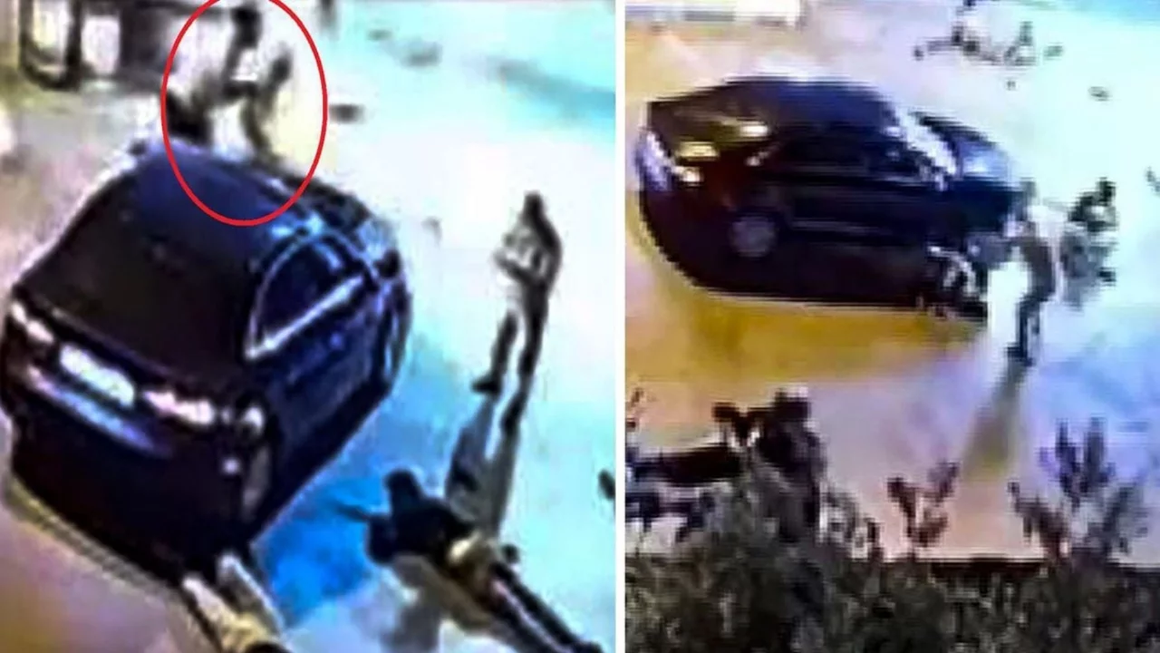 Önce kaputtaki çocuğu indirdi sonra yaralıları otomobiliyle ezip kaçtı