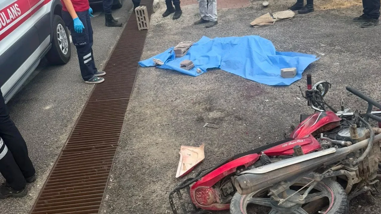 13 yaşındaki motosiklet sürücüsü hayatını kaybetti