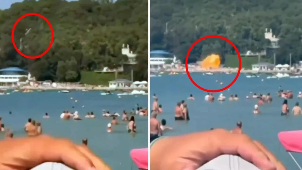 Plaj alevler i&ccedil;inde kaldı! &Ccedil;ok sayıda &ouml;l&uuml; ve yaralı var...