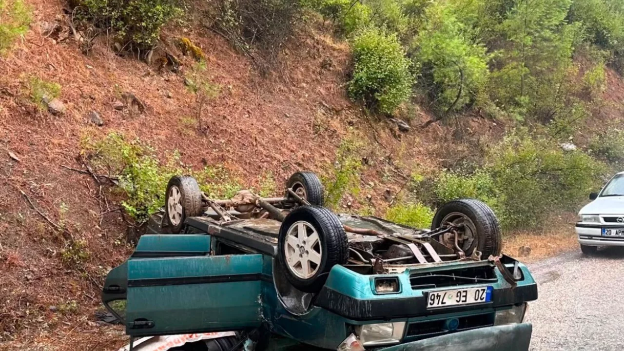 Denizli'de yağış faciaya dönüştü! Takla atan otomobilin sürücüsü hayatını kaybetti