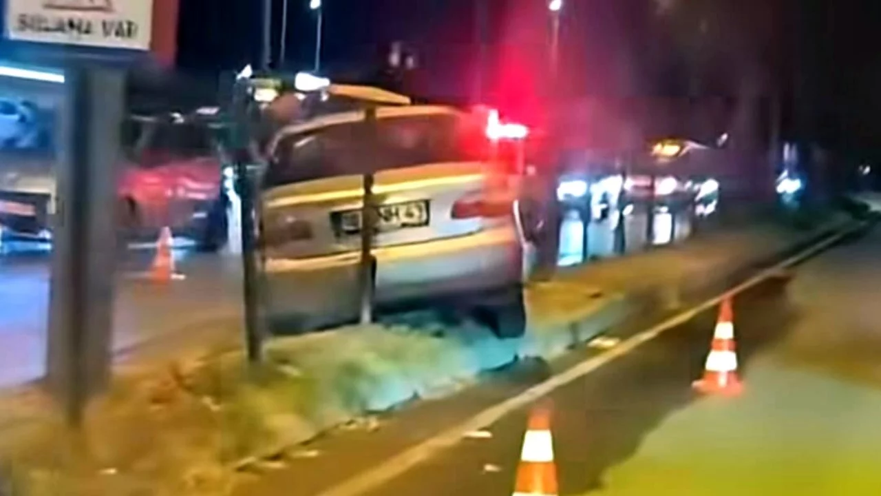 Bursa'da dönüş kabusa döndü! O anlar güvenlik kamerasına yansıdı