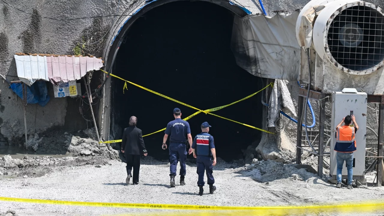 İ&ccedil;me suyu t&uuml;nelinde g&ouml;&ccedil;&uuml;k! Acı haber geldi