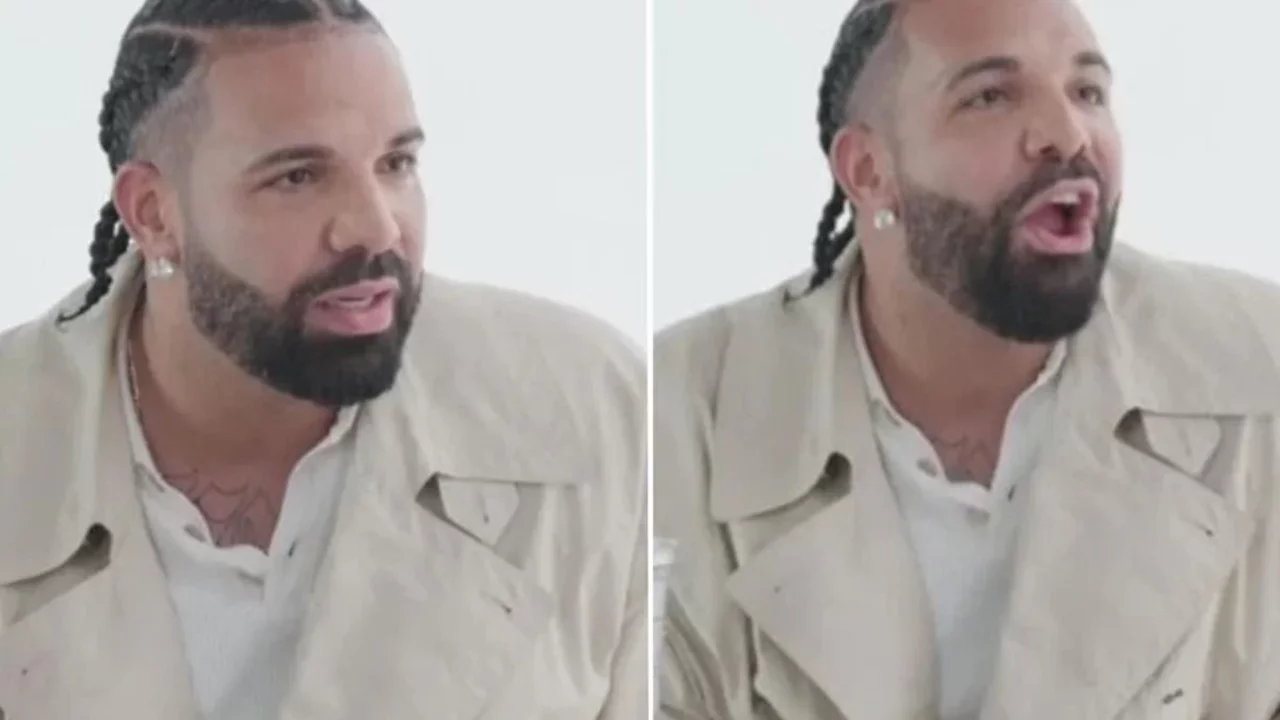 Drake'ten fl&ouml;rt programında şaşırtan hareket! Lin Lamar i&ccedil;in canlı yayında k&ouml;pek gibi havladı