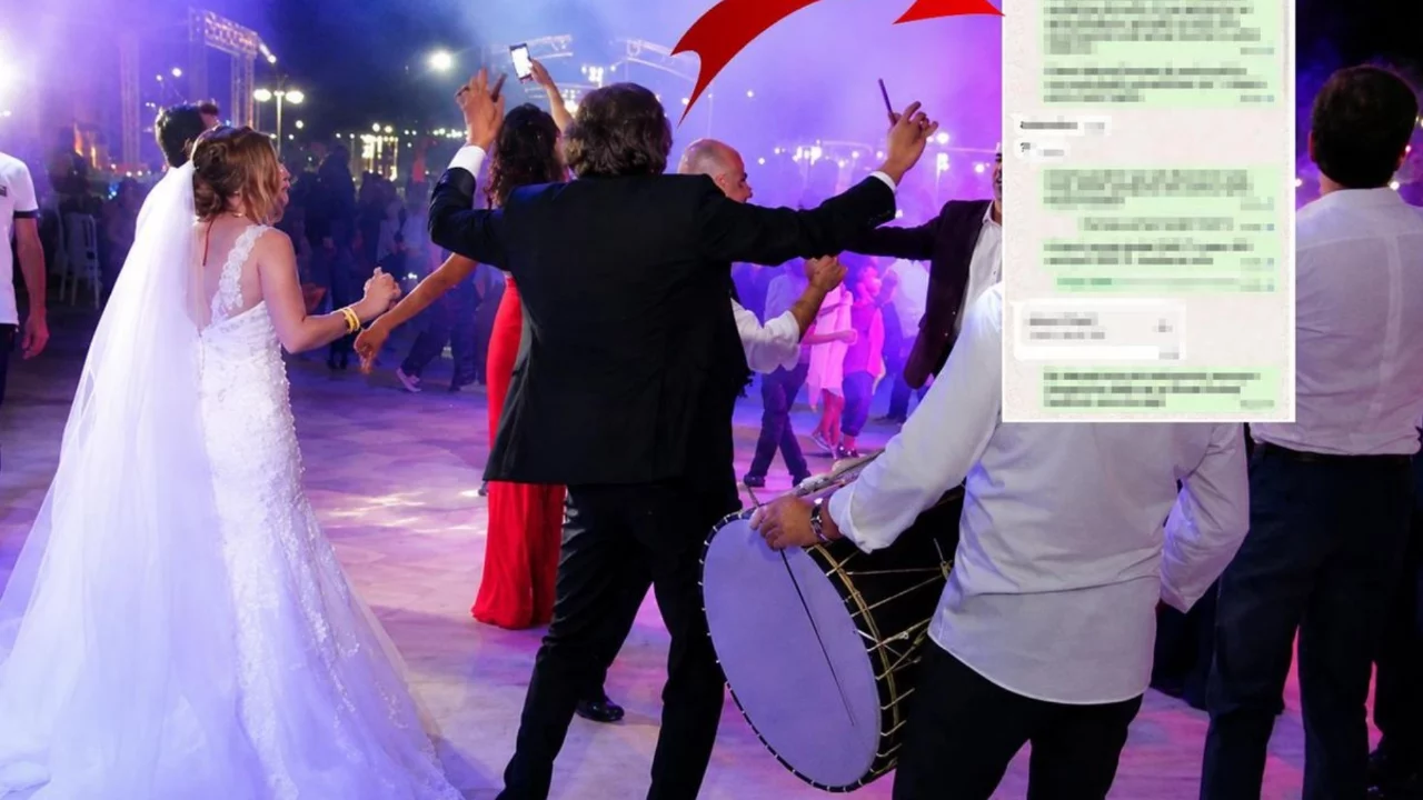D&uuml;ğ&uuml;n bitti, hesaplaşma başladı! Damadın misafirine attığı mesaj pes dedirtti