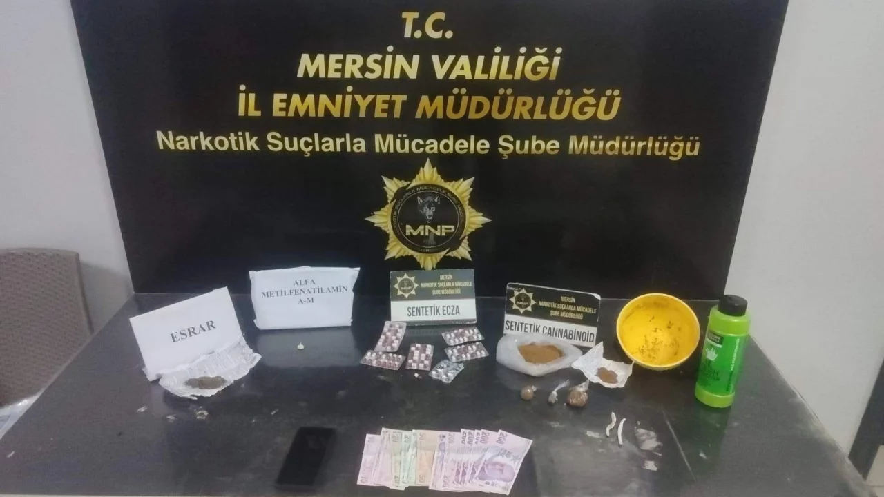 Mersin'de uyuşturucu operasyonu: 4 şüpheli tutuklandı