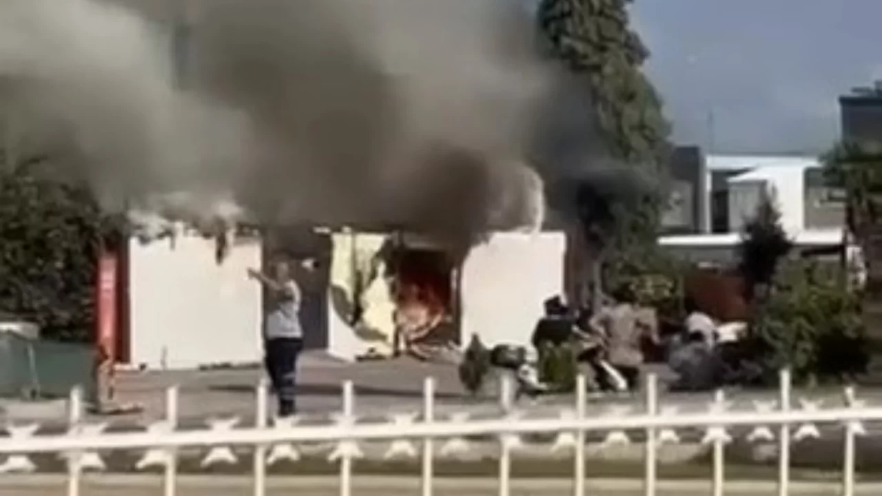 Bursa'da büyük panik! Bir anda patladı