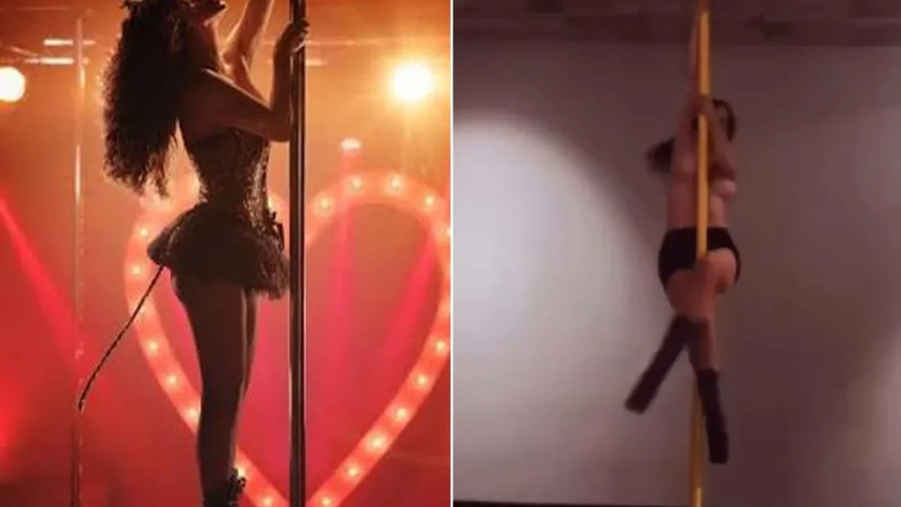 Seray Kaya yeni rolü için kolları sıvadı! Direk dansı eğitimine başladı