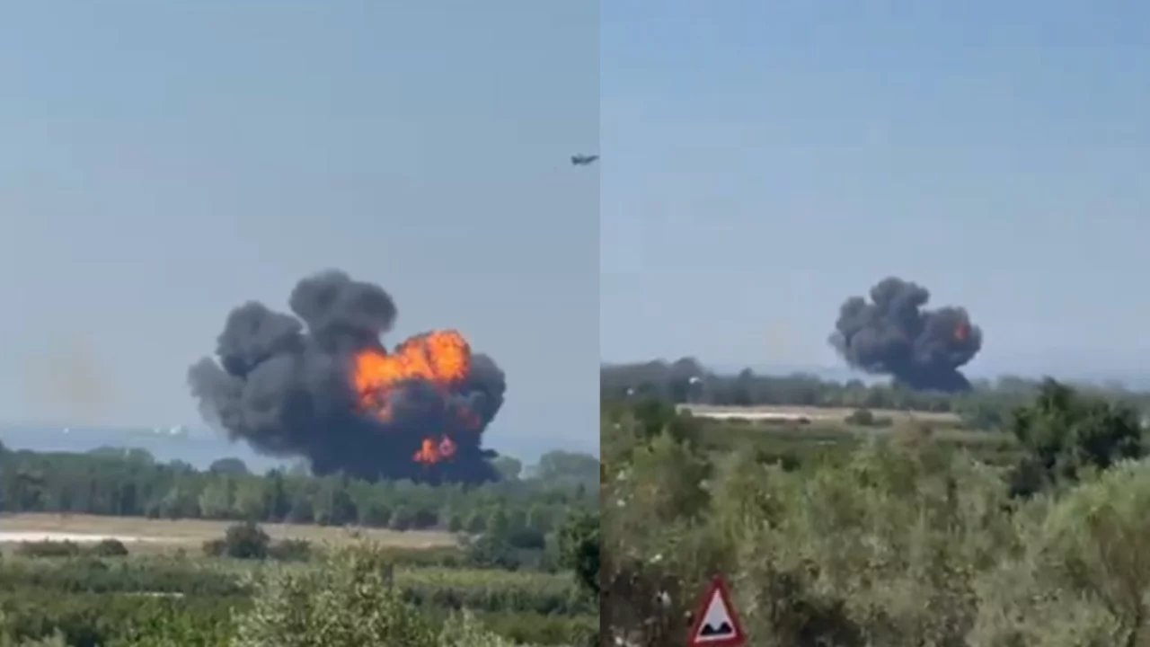 Bursa'nın yanı başında F-16 d&uuml;şt&uuml;!
