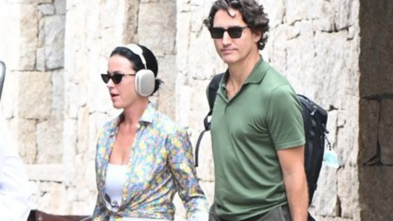 Katy Perry ve Justin Trudeau İtalya'da! Eski başbakan sevgilisinin çantasını taşıdı