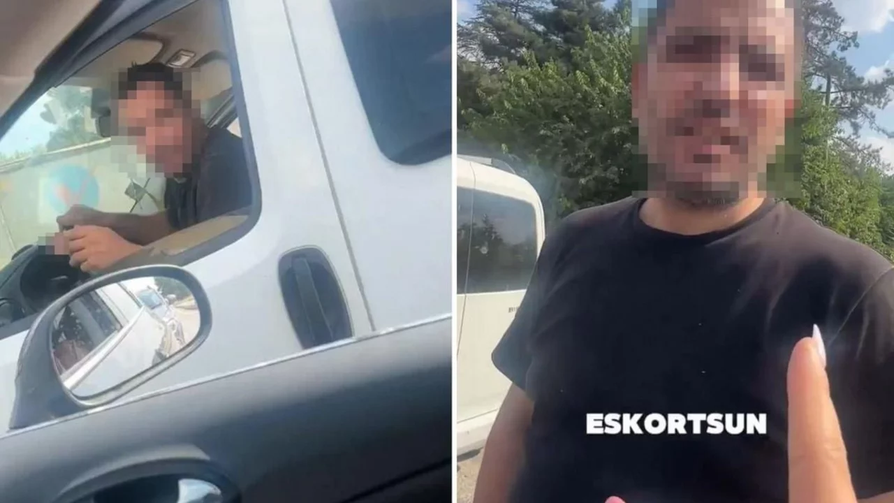 Trafikte tartıştığı kadına "Sen eskortsun" deyince olanlar oldu