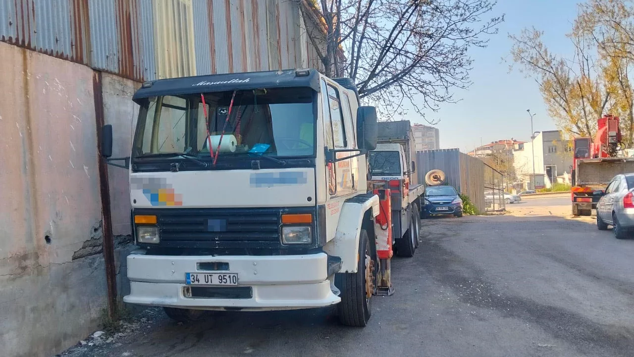Ters yönde vinç kullanan sürücüye 20 bin tl ceza