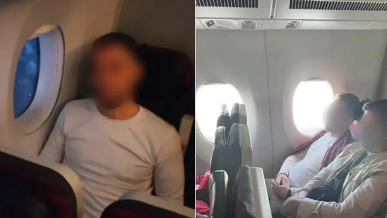Son &ccedil;are 'U&ccedil;akta bomba var' diye bağırmış! T&uuml;rkiye'ye getirildi