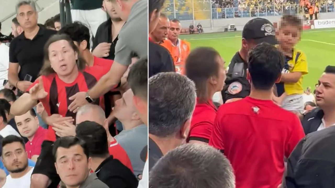 Fenerbah&ccedil;e formalı &ccedil;ocuğa trib&uuml;nde m&uuml;dahale etmişti! Trib&uuml;n zorbasına g&ouml;zaltı kararı