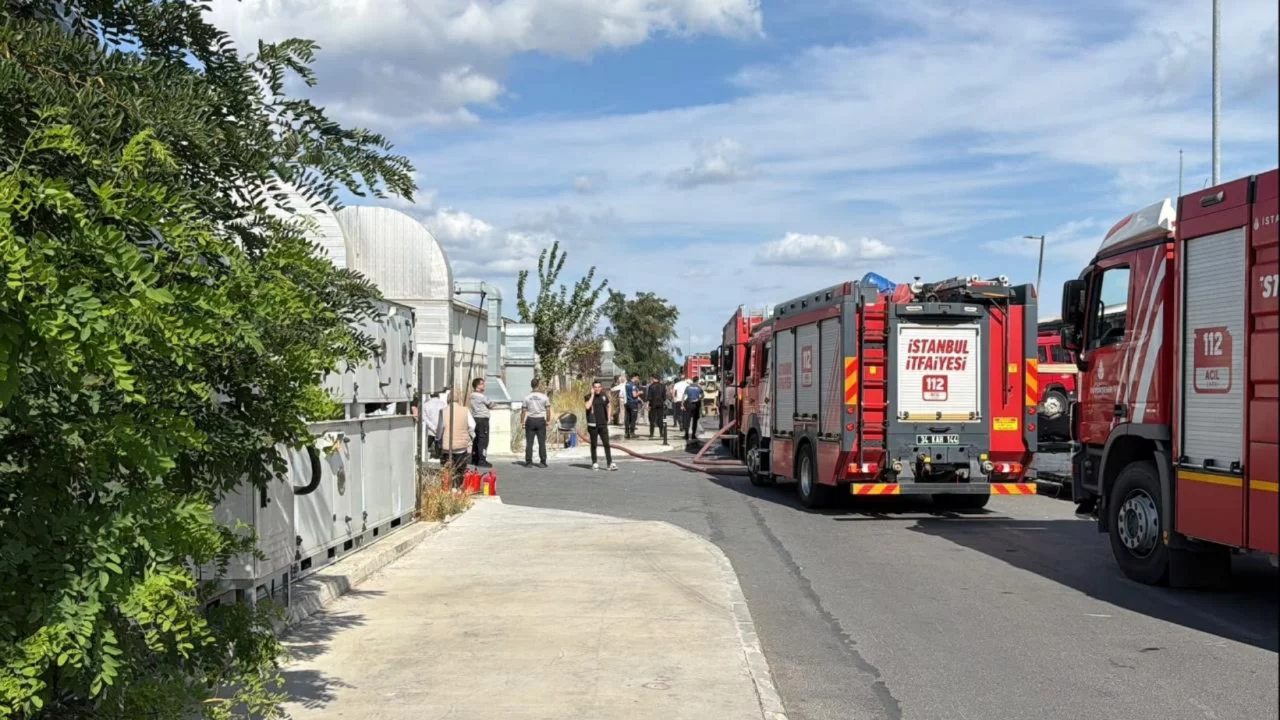 Bakırköy'de hastane bahçesinde yangın paniği: İtfaiye ekipleri sevk edildi