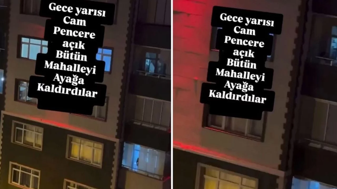 G&ouml;r&uuml;nt&uuml; T&uuml;rkiye'den! Cinsel ilişkiye giren &ccedil;iftin &ccedil;ıkardığı sesler mahalleyi ayağa kaldırdı