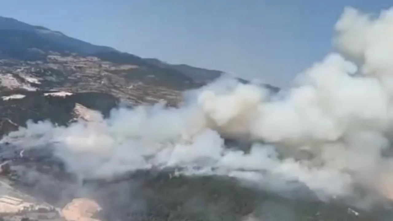 Bursa'nın komşu ilinde b&uuml;y&uuml;k yangın! Alevler başka bir şehre doğru ilerliyor...