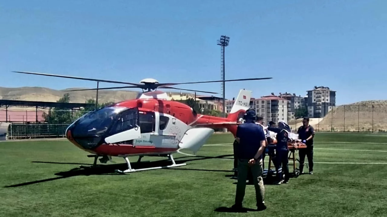 16 yaşındaki genç kalp krizi geçirdi! Hava ambulansıyla Malatya'ya sevk edildi