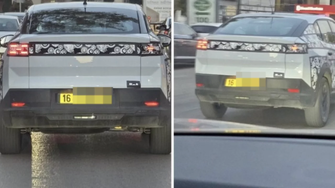 Bursa trafiğinde dikkat &ccedil;eken ara&ccedil;! Herkesin aklında tek bir soru var...