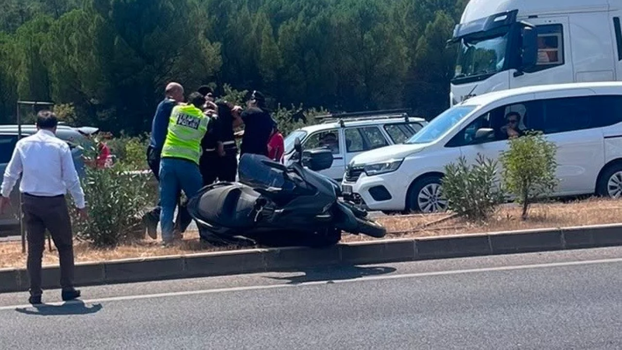 Narkotik denetiminden ka&ccedil;an motosikletli kıskıvrak yakalandı