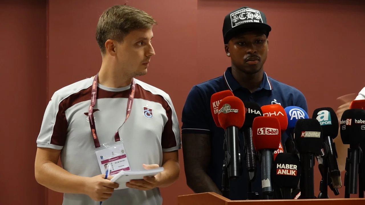 Trabzonspor'da rövanş mesajı: Sidny Lopes Cabral'dan tur açıklaması
